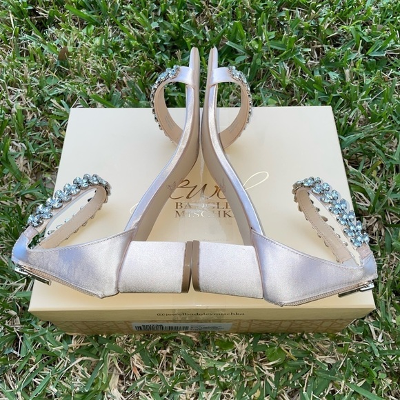 Jewel Badgley Mischka Browen Embellished Woman’s Heels - Picture 2 of 6